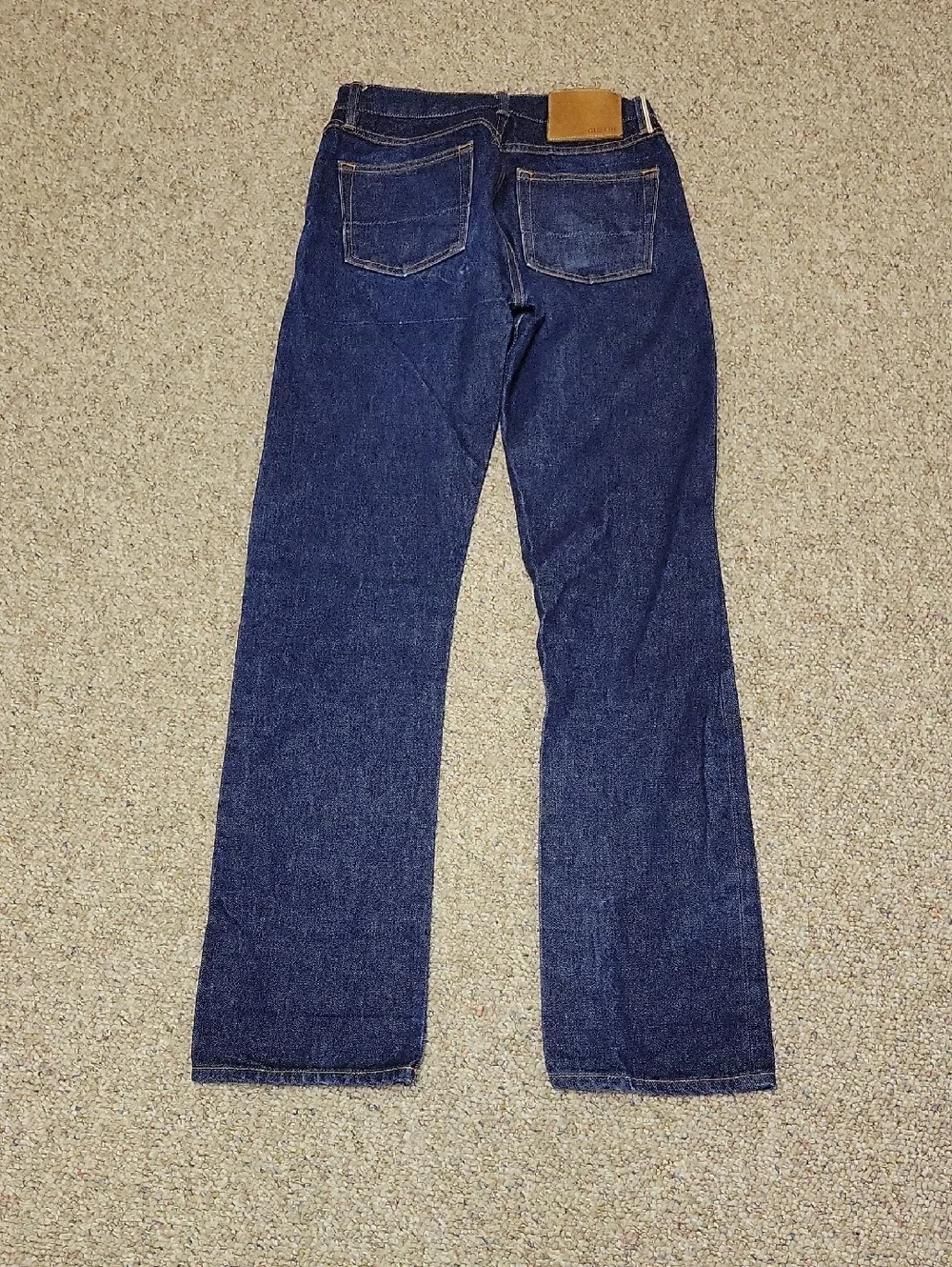 Gustin The Regular #7 Classic Dark Blue Straight-Leg Jeans 29 X 32 Selvedge